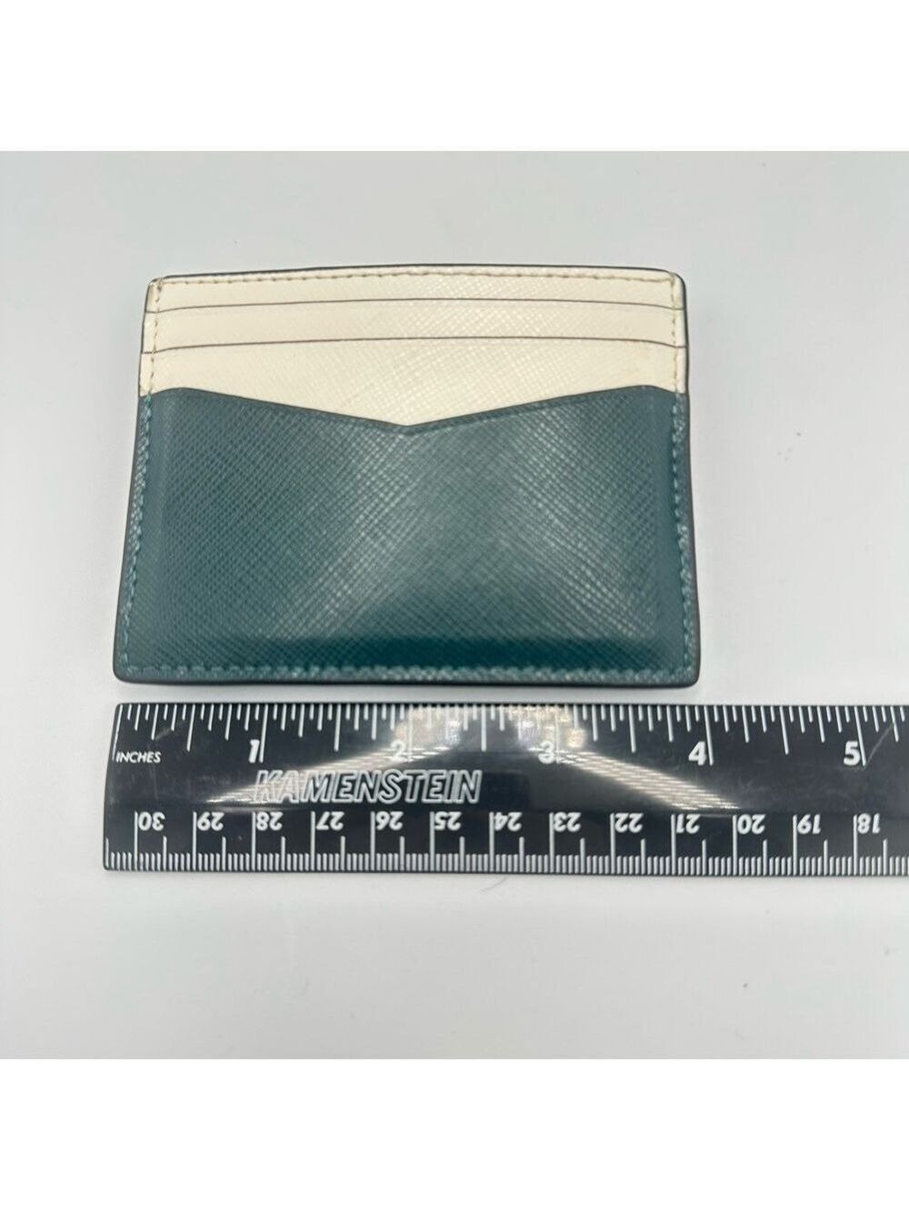 Kate Spade Small Slim Wallet Two Tone Dark and Cream - Picture 8 of 10